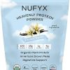 NUFYX® • Heavenly Protein® Powder • World’s Finest 100% Organic American Grown Peas • Vegan • Gluten Free • Low Carb (Creamy Vanilla- 20 Scoops)