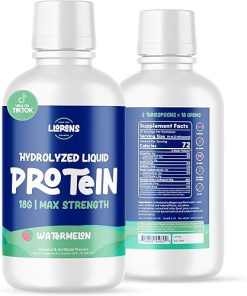 Medical Grade Liquid Hydrolyzed Protein Max Strength – Supports Wound Healing and Doctor Recommended- No Carbs- Zero Sugars & Ready to Drink Liquid Protein Drink (Watermelon