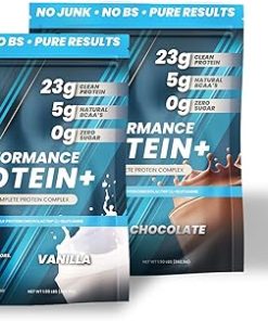 nbpure Performance Protein+: Natural Protein Blend- 23g Whey Isolate & Concentrate + Milk Protein Isolate– Clean- Healthy Protein Powder – Nothing Artificial 2