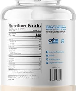 NutraOne ProteinOne Whey Protein Promote Recovery and Build Muscle with a Protein Shake Powder for Men & Women (Vanilla Ice Cream – 5 lbs.) 2
