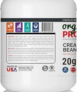 Maximum Slim Organic Protein Shake – Creamy Vanilla Bean Flavor 2