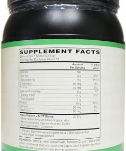 New: AP Grass-Fed Whey + MCT Powder 409 Grams 15:2 Ratio C8 2