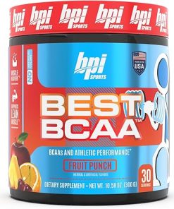 BPI Sports Best BCAA – Building Blocks of Protein and Muscle – Post-Workout Recovery – Weight Loss Support – Fruit Punch- 30 Servings