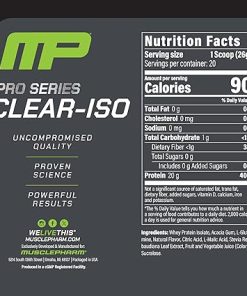 MusclePharm Pro Series Clear-ISO- Clear Protein Powder 2