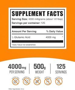 BulkSupplements.com L-Glutamic Acid Powder 2