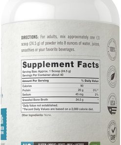 Carlyle Grass Fed Bone Broth Protein Powder | 35.2 oz (2.2lb) | 20g Protein | Pasture Raised- Grain Free Supplement | Non-GMO & Gluten Free | by Herbage Farmstead 2