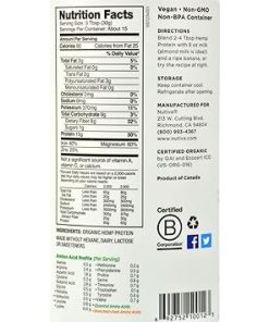 Nutiva Hemp Protein 15g Org 2