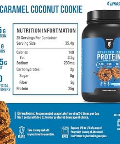 InnoSupps Advanced Iso Protein | 100% Whey Isolate Protein Powder | No Artificial Sweeteners| Low Fat- Low Carbs | 25g of Protein | Hormone Free 2