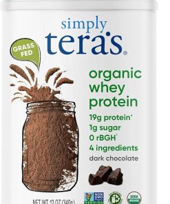 tera’s Simply Organic whey Protein Powder- Dark Chocolate Flavor