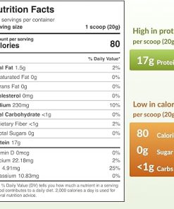 Pea Protein Powder (80% Protein) – 6 lb- Non-GMO 2