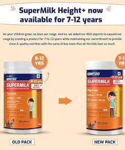 SuperMilk Height+ (7-12y Boys)- 10g Protein Powder (Double Chocolate 2