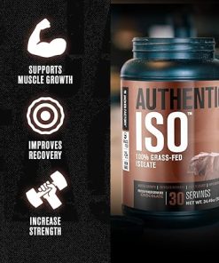 Jacked Factory Authentic ISO Grass Fed Whey Protein Isolate Powder – Low Carb- Non-GMO Muscle Building Protein w/No Fillers 2