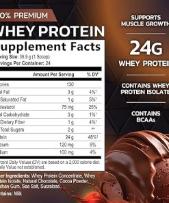 Premium 100% Whey Protein Powder 24g- Double Rich Chocolate 2