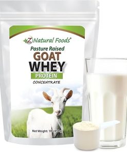 Z Natural Foods Goat Whey Protein Powder Concentrate – Undenatured- Unflavored