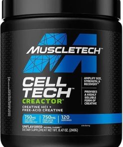 MuscleTech Cell-Tech Creactor Creatine HCl Powder-Post Workout Muscle Builder for Men & Women