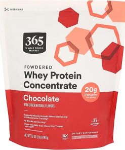 365 by Whole Foods Market Chocolate Whey Concentrate Protein Powder- 32 OZ