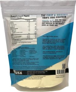 Healthy ‘N Fit – 100% Egg Protein (unflavored & unsweetened) Natural- 2 lb Bag 2
