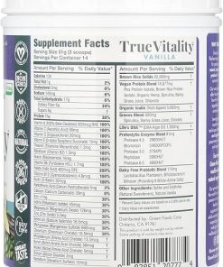 Green Foods True Vitality Plant Protein Shake- Vanilla 2