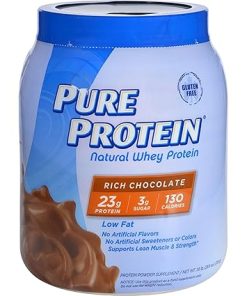 PURE PROTEIN Rich Chocolate Whey Protein- 25.6 Ounce