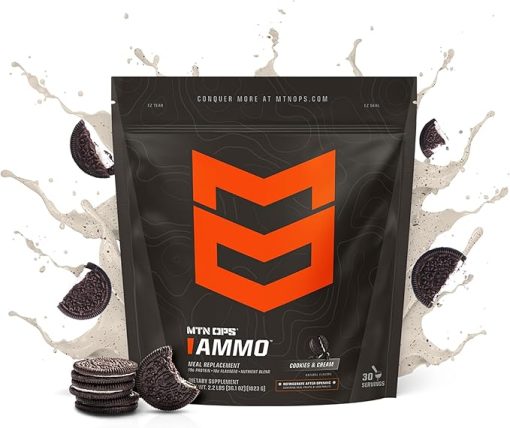MTN OPS Ammo Protein Powder Meal Replacement Shake for Lean Muscle Building- 28 Servings