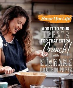 Smart for Life Soy Protein Puffs from Edamame – High Protein Zero Sugar Soy Protein Isolate Puffs – 20 Grams Protein Snacks – Non-GMO- Gluten-Free – 3 Pound Box – 53 Servings – Soy Puffs… 2