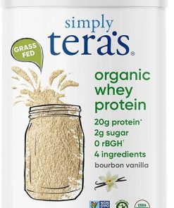 Simply tera’s Organic Whey Protein Powder – Vanilla Protein Powder- Grass Fed Whey Protein Powder
