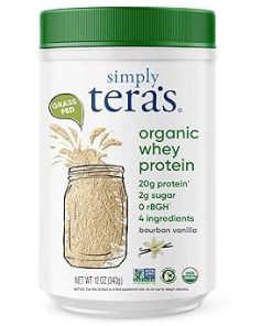 Simply tera’s Organic Whey Protein Powder – Vanilla Protein Powder- Grass Fed Whey Protein Powder