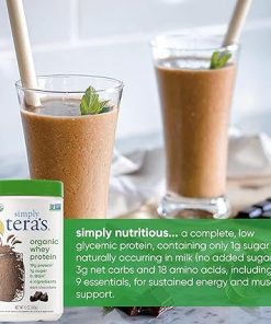 simply tera’s organic whey protein powder- dark chocolate flavor 2