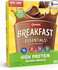 Carnation Breakfast Essentials High Protein Powder Drink Mix- Rich Milk Chocolate