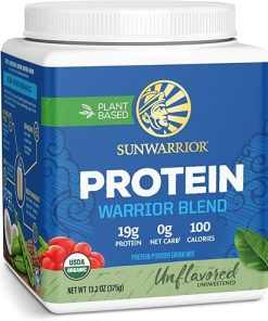 Sunwarrior Vegan Protein Powder Plant-Based USDA Organic BCAA Amino Acid Hemp Seed Keto Friendly Soy- Dairy