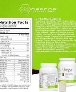 Orenda Shape Vanilla – Plant-Based Protein Shake with Pea & Brown Rice Protein- Green Superfoods 2
