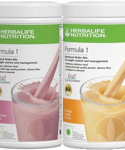 Herbalife Nutrition Formula 1 Nutritional Shake Mix – (Orange Cream- Rose Kheer) 500 Grams Each – Pack of 2 – Herbalife Shake – Herbalife Meal Replacement – Herbalife Protein Powder – Herbalife Weight Loss