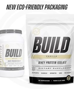 Outwork Nutrition Build Whey Protein Isolate Powder – Low Lactose- Gluten-Free Protein Powder for Muscle Growth & Workout Recovery 2