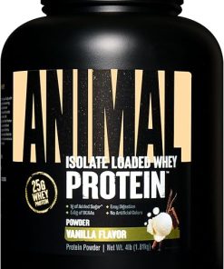 Animal Whey Isolate Whey Protein Powder – Isolate Loaded for Post Workout and Recovery & Juiced Aminos – 6g BCAA/EAA Matrix plus 4g Amino Acid Blend 2
