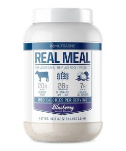 Real Meal by NutraOne – Perfect Meal Replacement Powder for Everyday Goals | Including Whey Protein- Coconut Oil