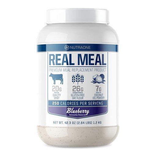 Real Meal by NutraOne - Perfect Meal Replacement Powder for Everyday Goals | Including Whey Protein- Coconut Oil