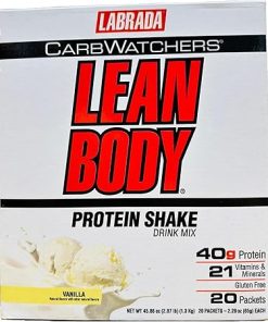 Lean Body Carb Watchers- All-In-One Vanilla Meal Replacement Shake. 40g Protein Whey Blend