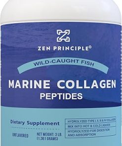 Zen Principle Marine Collagen Peptides Powder 3 lb. Wild-Caught Fish- Non-GMO. Supports Healthy Skin 2