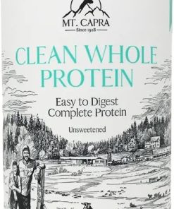 Mt. Capra Clean Whole Protein | Grass-Fed Goat Protein with Whey and Casein Protein | No Bloat- Build and Maintain Muscle
