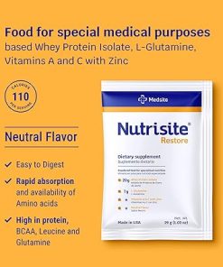 Nutrisite Restore Powder for Wound Healing Support- Includes Whey Isolate Protein 2