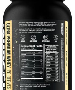 JNX SPORTS The Curse! Ultra Premium Whey Protein Powder Vanilla Bean 2lb | 25g Protein Per Serve- Primary Source Whey Isolate 2