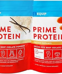 Equip Foods Prime Protein Powder Vanilla & Prime Protein Powder Salted Caramel