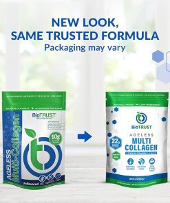 BioTrust Ageless Multi Collagen Peptides Powder – 5 Types (I- II 2