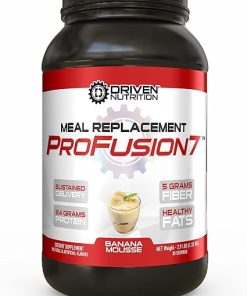 Driven Pro Fusion 7 Meal Replacement Powder – Men & Women- 3 lbs – 24g Protein Per Serving