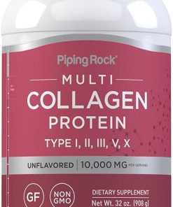 Piping Rock Multi Collagen Protein Powder | 32oz | Supplement for Women and Men | Types I- II
