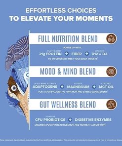 Peacock Vegan Protein Powder | Complete Plant Based Meal Replacement Shake with Magnesium- Vitamin D 2