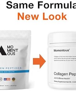 Momentous Grass Fed Collagen Peptides Powder – Collagen Protein Powder with Fortigel & Vitamin-C for Hair- Skin 2