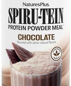 NaturesPlus Spiru-Tein- Chocolate – 2.1 lb – Protein Complex with Spirulina – 14 g of Plant-Based Protein Per Serving – Non-GMO