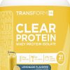 TransformHQ Clear Whey Protein Isolate (WPI) (Lemonade Flavored) 21 Servings – 20 Grams Protein Per Serving