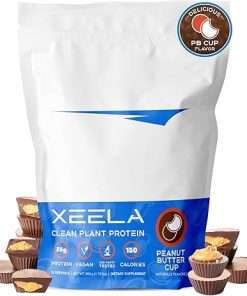 XEELA Plant Based Vegan Protein Powder – Independently Tested – 25g High Protein- Pea Protein for Men & Women – Vitamins & Minerals